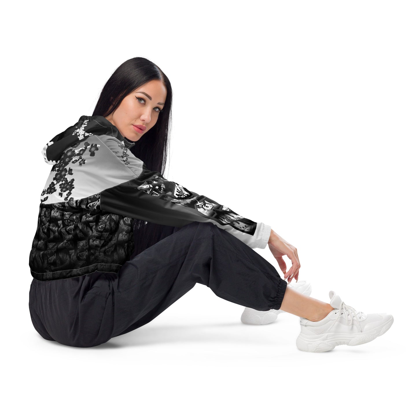 Catcalling Etcetera Women’s Cropped Windbreaker