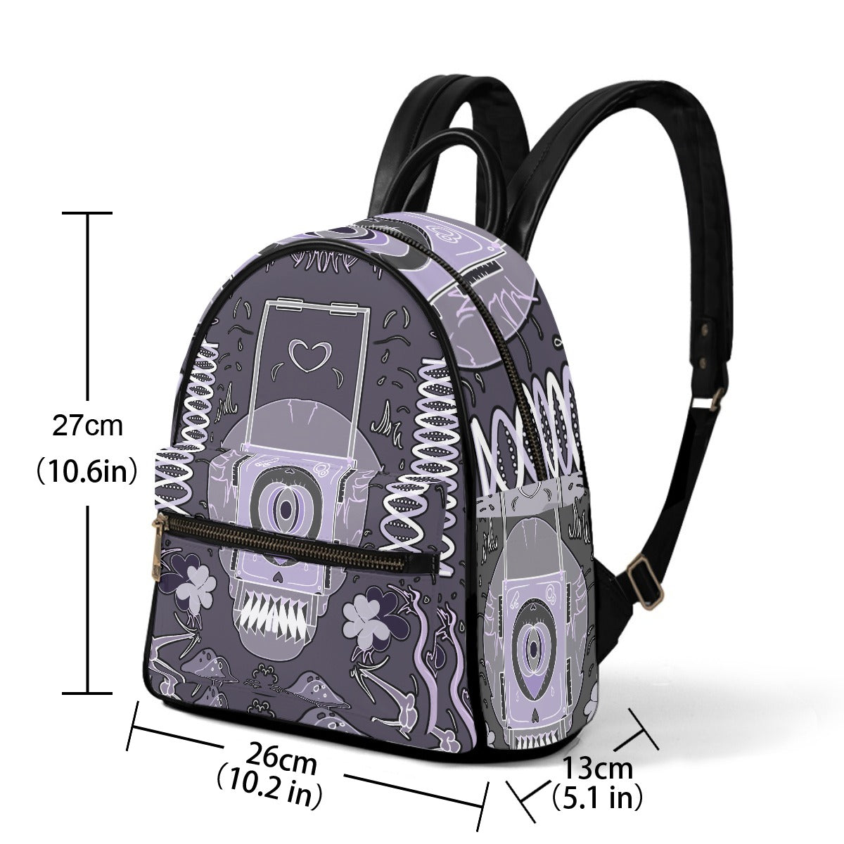Skull Garden Small Size Backpack