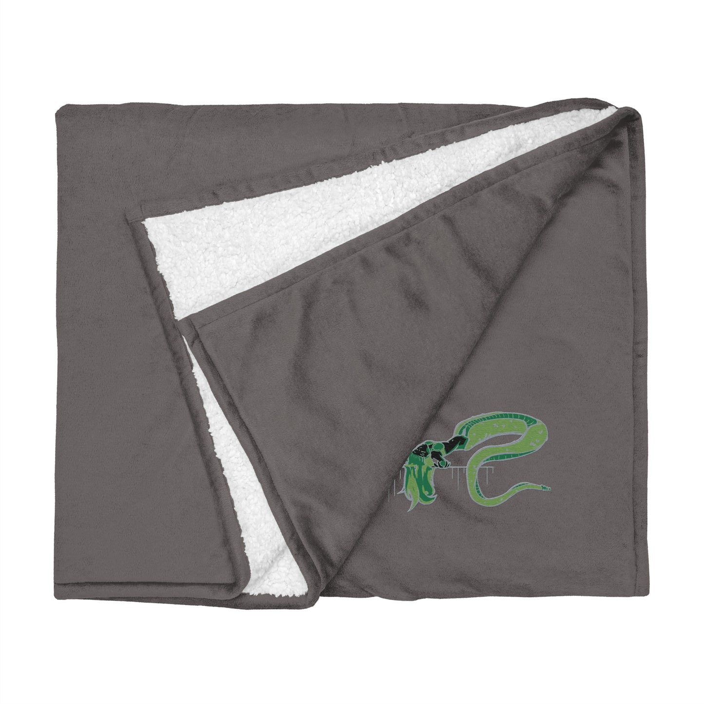 AntiSerpent Premium Embroidered Sherpa Blanket