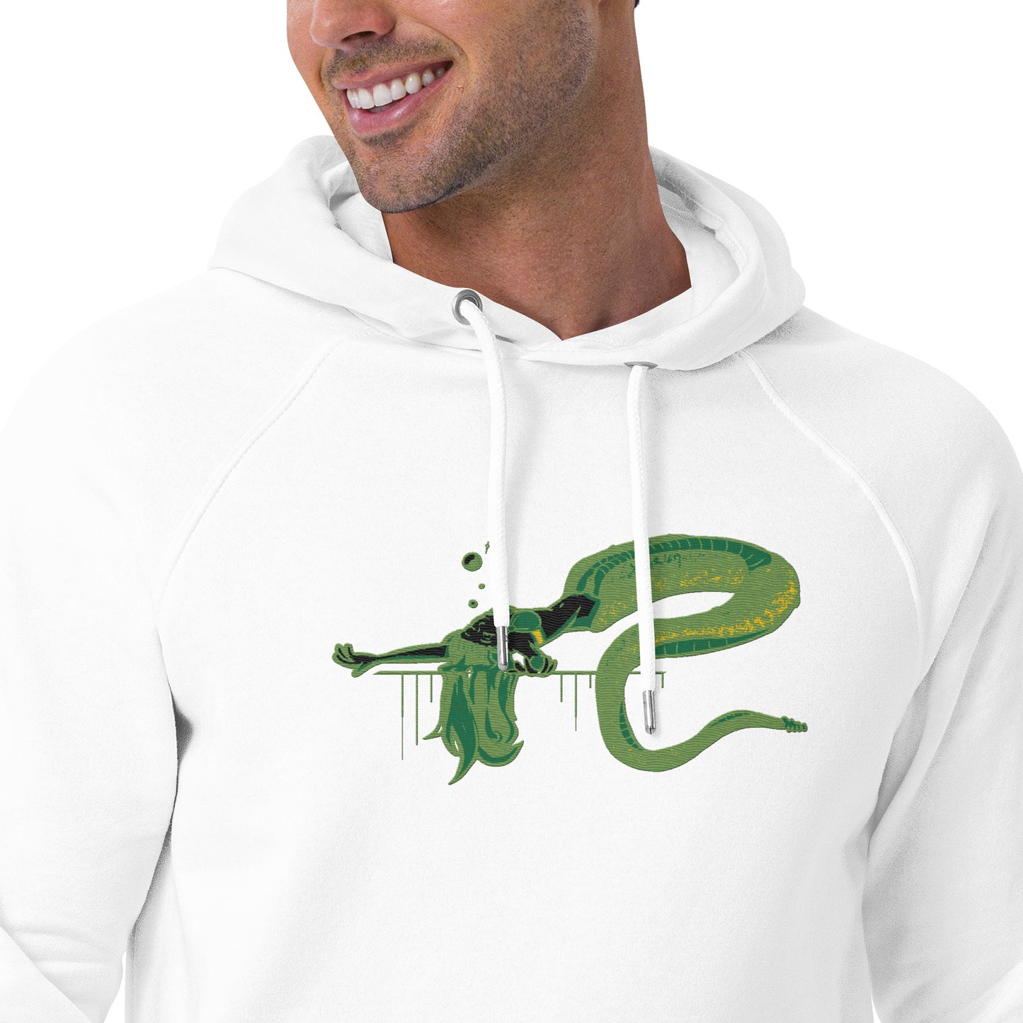 AntiSerpent Embroidered Eco Raglan Hoodie