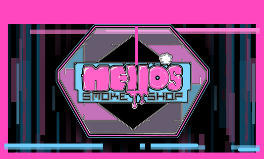 I made this logo and business card - Mello’s Smoke Shop