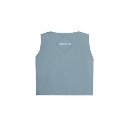 GeoWeb Cropped Sleeveless T-Shirt