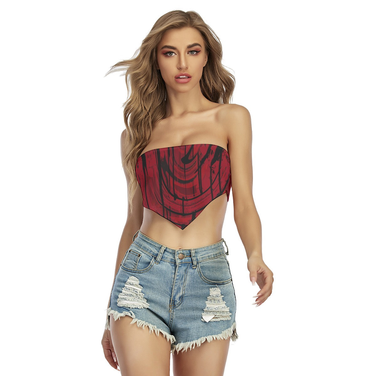 Redwink Women's Triangle Tube Top