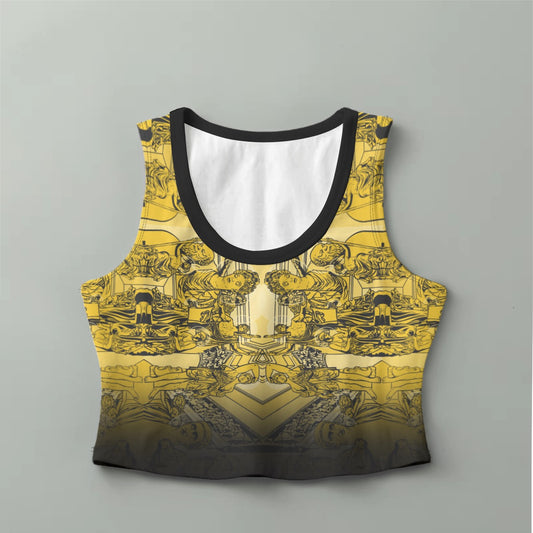 Gone Tella Stretch Crop Tank