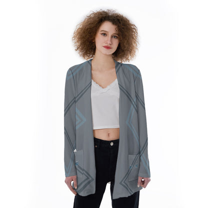 Mantisfesting Women's Patch Pocket Cardigan