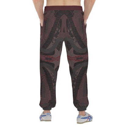 Alligator Gigers Never Heal (HE’S MINE) Men's Thick Sweatpants