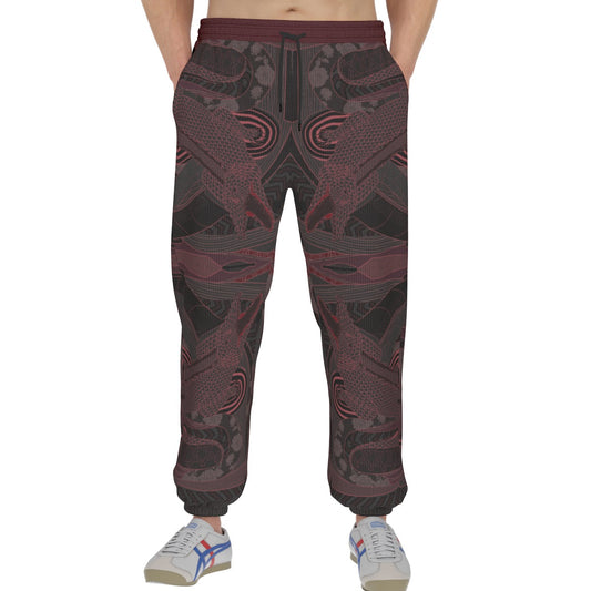 Alligator Gigers Never Heal (HE’S MINE) Men's Thick Sweatpants