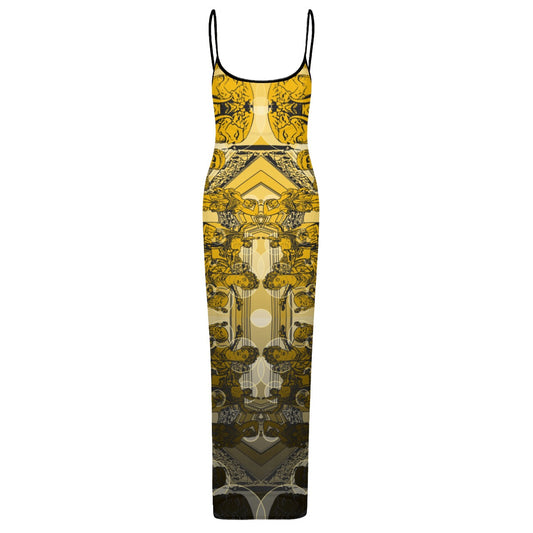 Gone Tella Sheer Maxi Dress