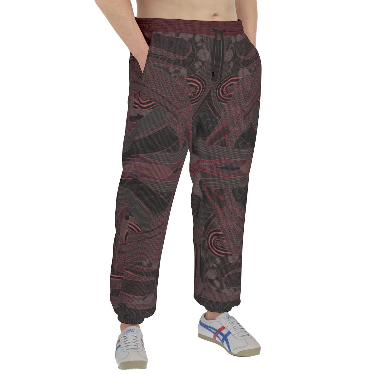 Alligator Gigers Never Heal (HE’S MINE) Men's Thick Sweatpants