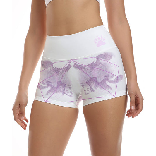 I Chose The Bear Women's Ultra-Short Yoga Shorts