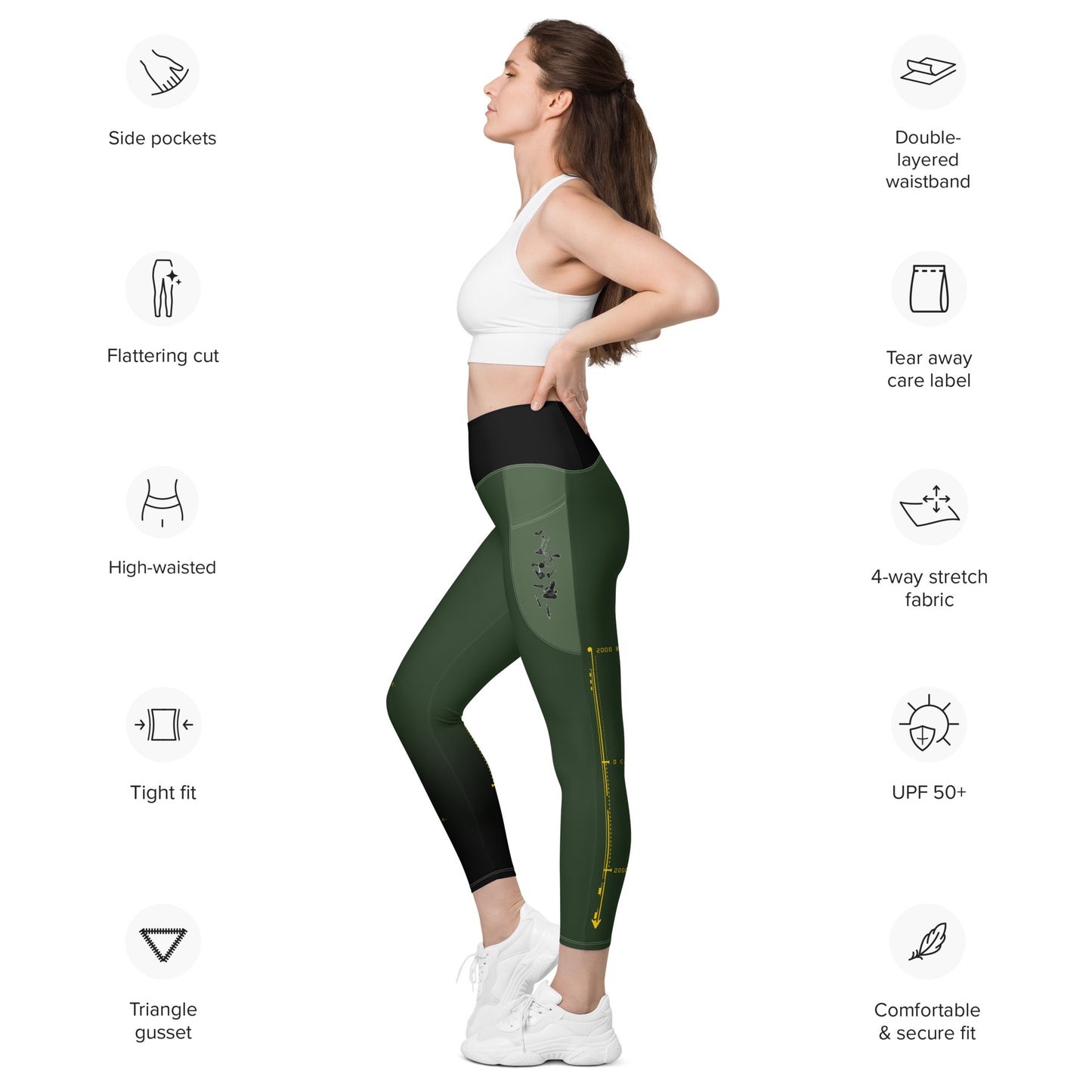 Herbal Anthropology Leggings with Pockets