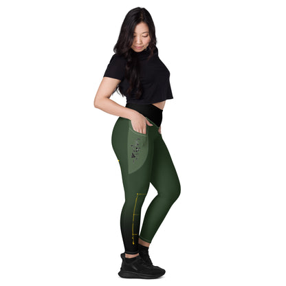 Herbal Anthropology Leggings with Pockets