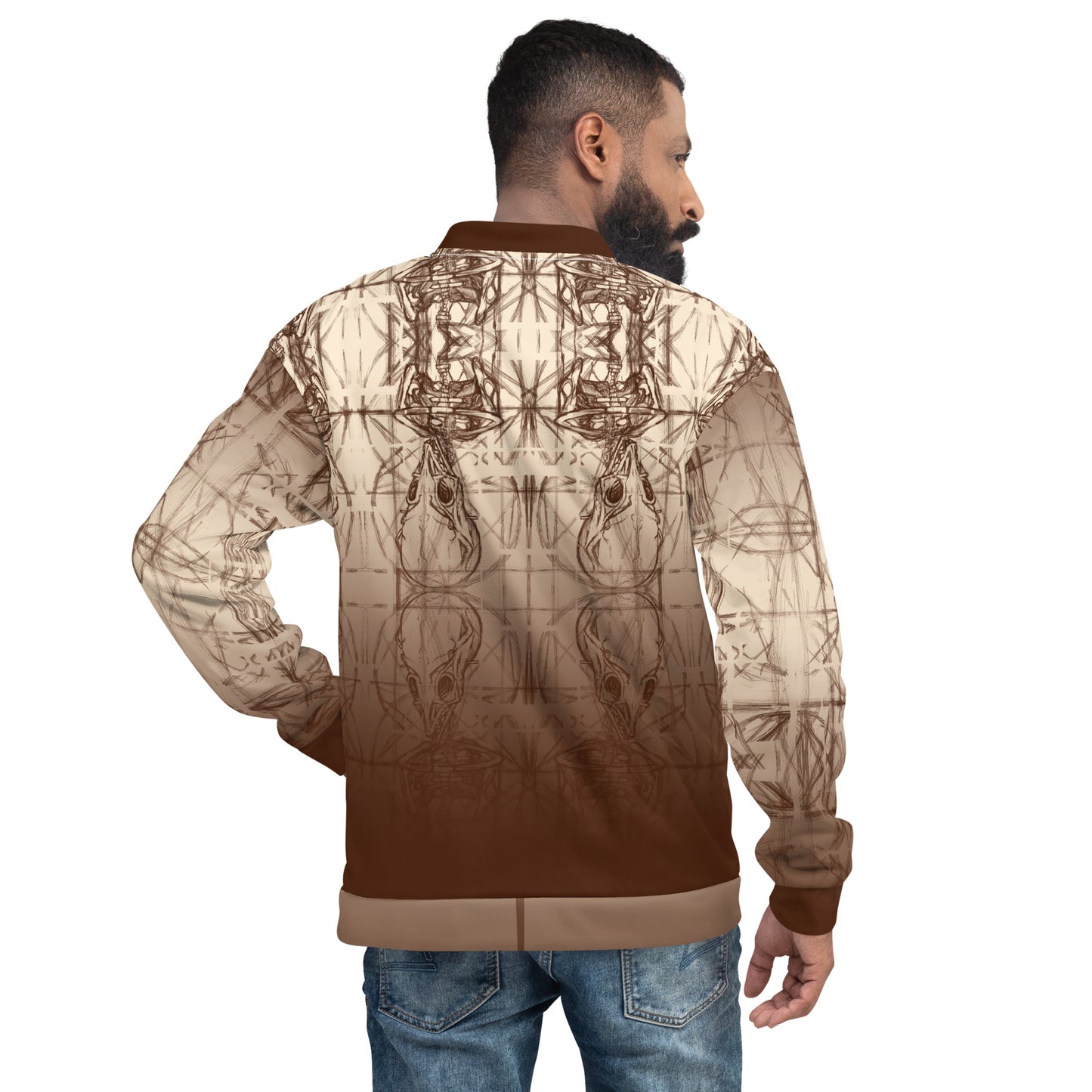 Lost Sketch Unisex Bomber Jacket