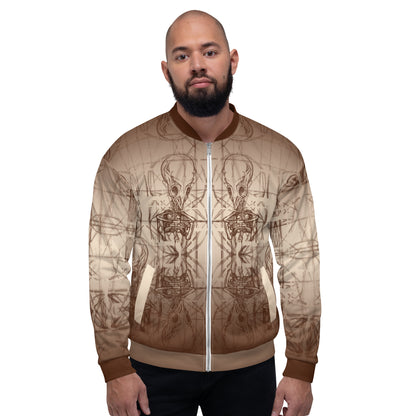 Lost Sketch Unisex Bomber Jacket