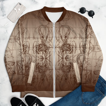 Lost Sketch Unisex Bomber Jacket