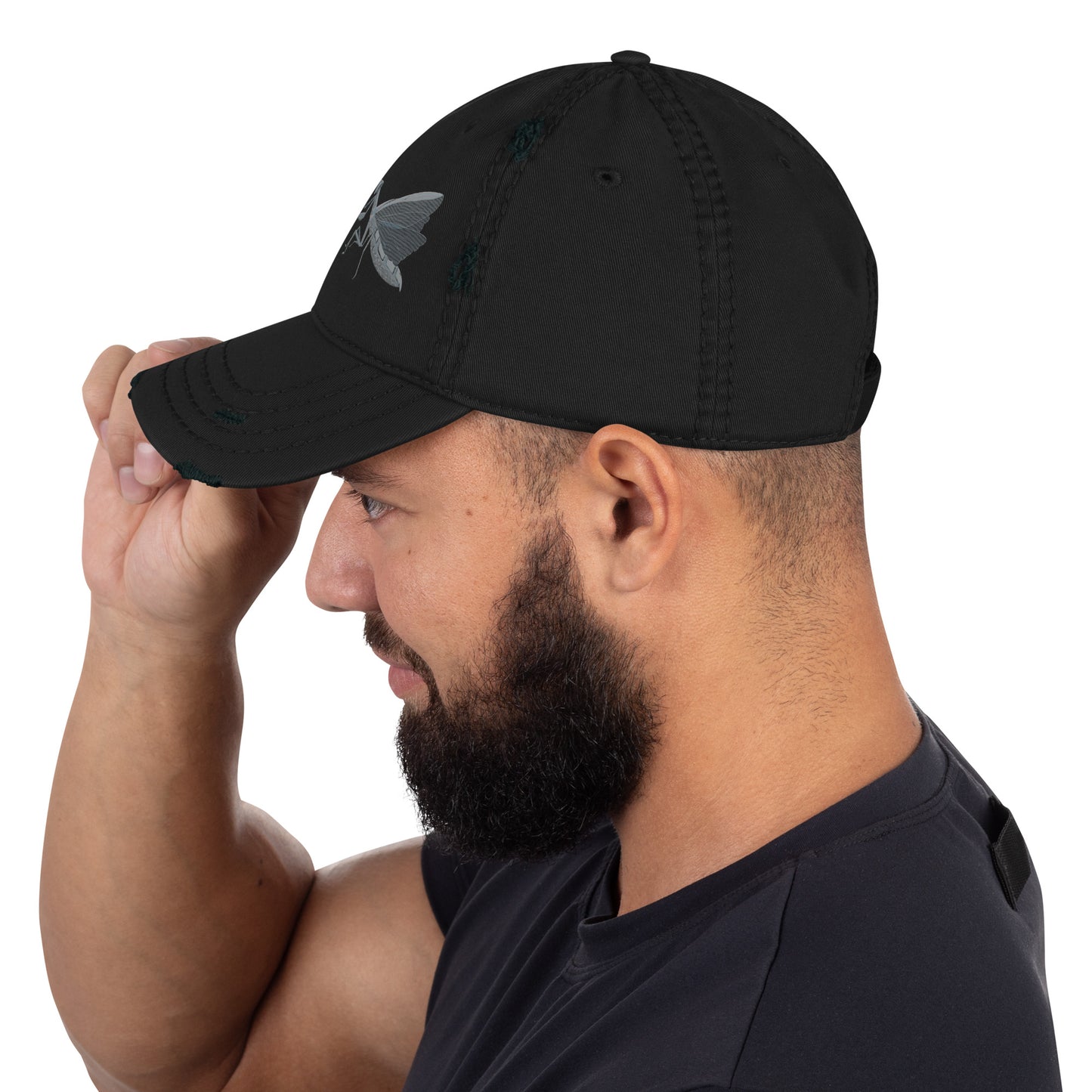 Mantisfestation Distressed Dad Hat