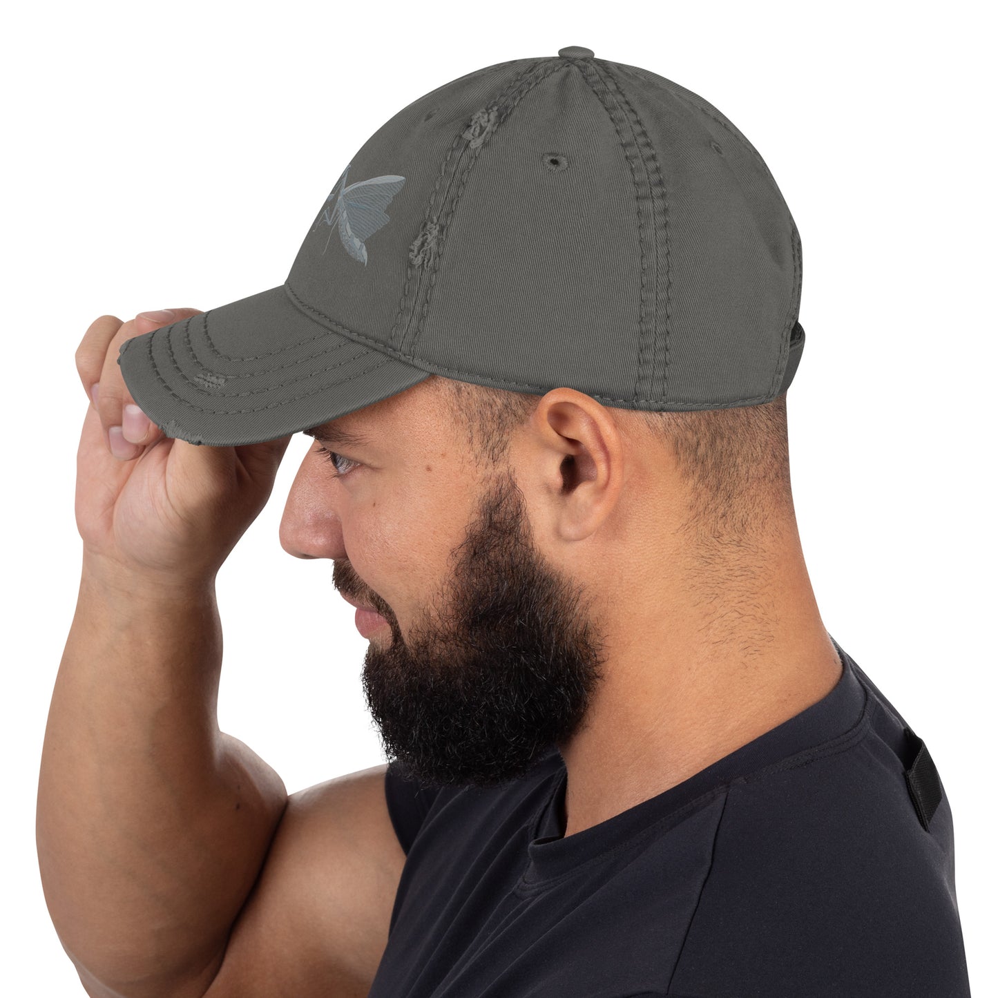 Mantisfestation Distressed Dad Hat