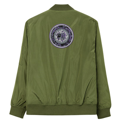 Codawinx Embroidered Blossom Logo Recycled bomber jacket