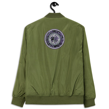 Codawinx Embroidered Blossom Logo Recycled bomber jacket