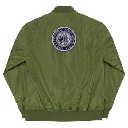 Codawinx Embroidered Blossom Logo Recycled bomber jacket