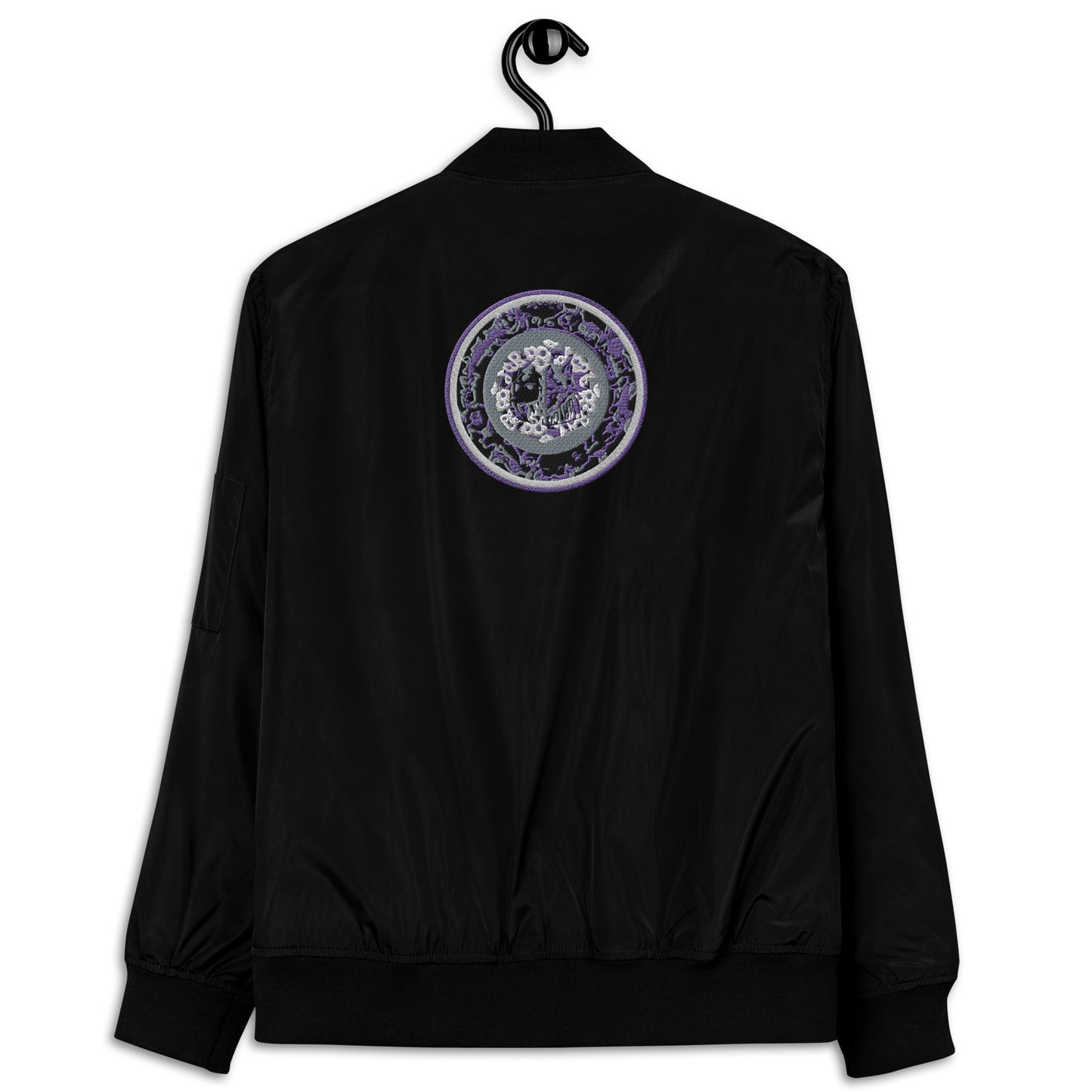 Codawinx Embroidered Blossom Logo Recycled bomber jacket