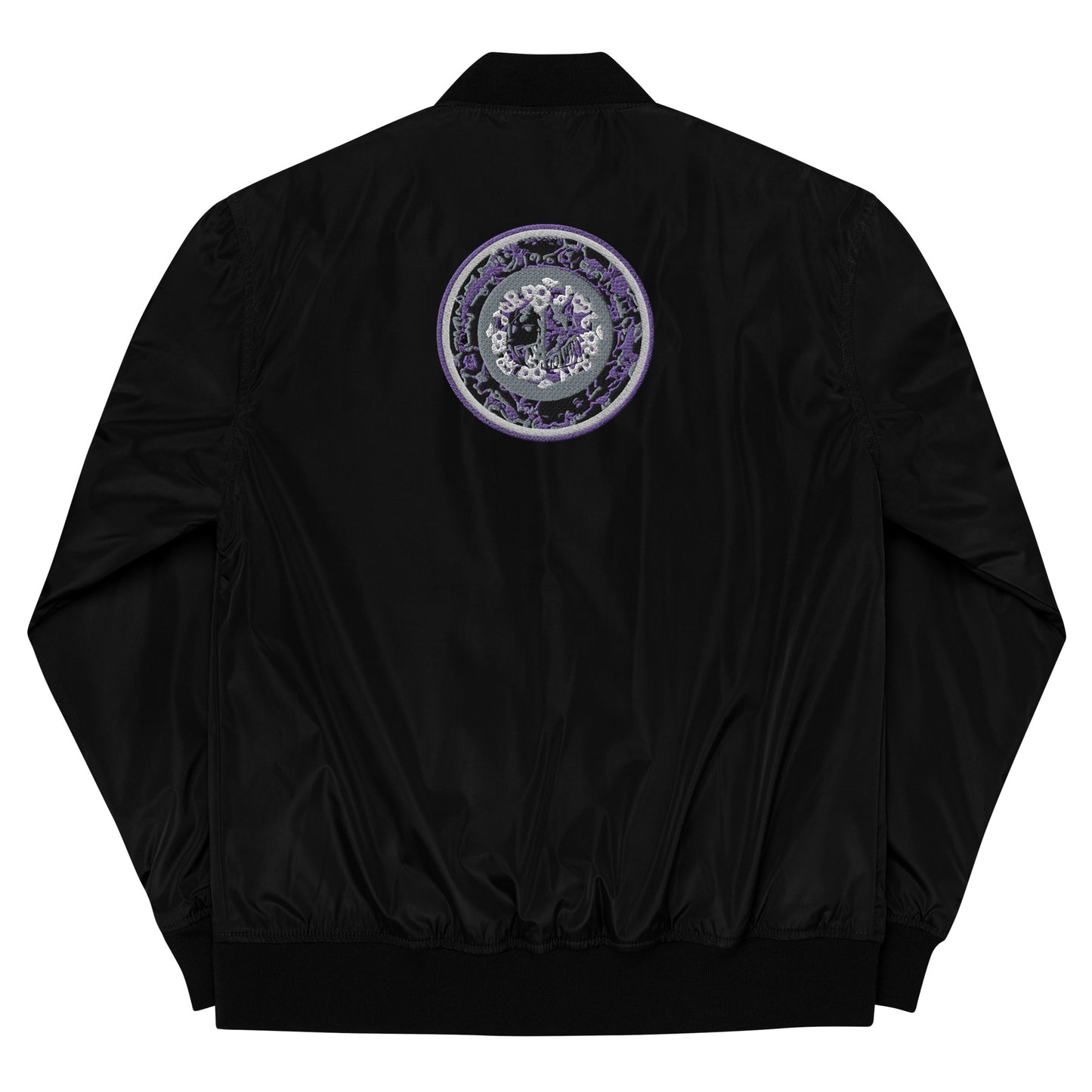 Codawinx Embroidered Blossom Logo Recycled bomber jacket