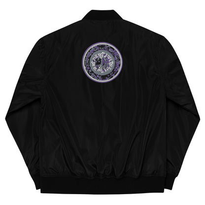 Codawinx Embroidered Blossom Logo Recycled bomber jacket