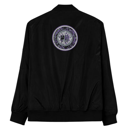 Codawinx Embroidered Blossom Logo Recycled bomber jacket