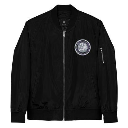 Codawinx Embroidered Blossom Logo Recycled bomber jacket