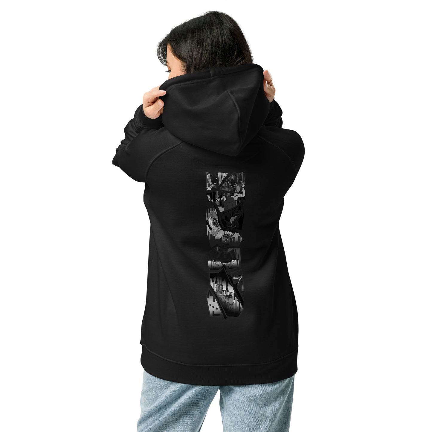 Catcalling Etcetera Unisex eco raglan hoodie