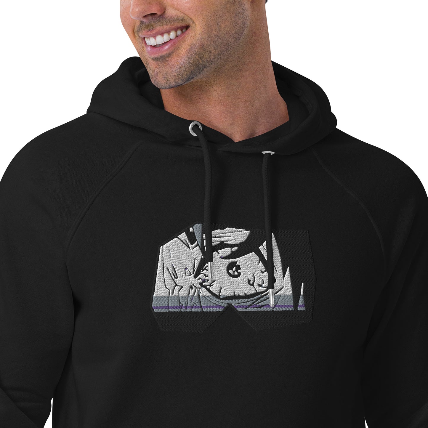 Catcalling Etcetera Unisex eco raglan hoodie