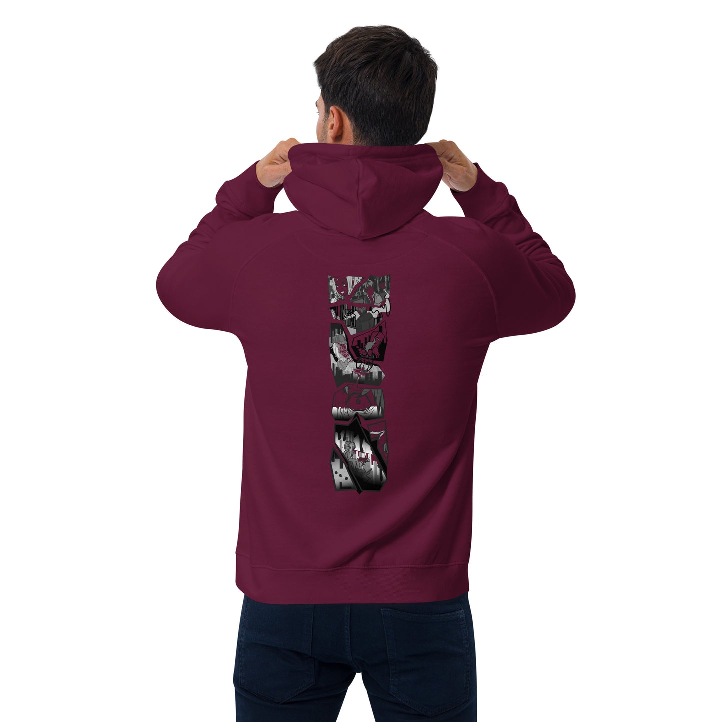 Catcalling Etcetera Unisex eco raglan hoodie