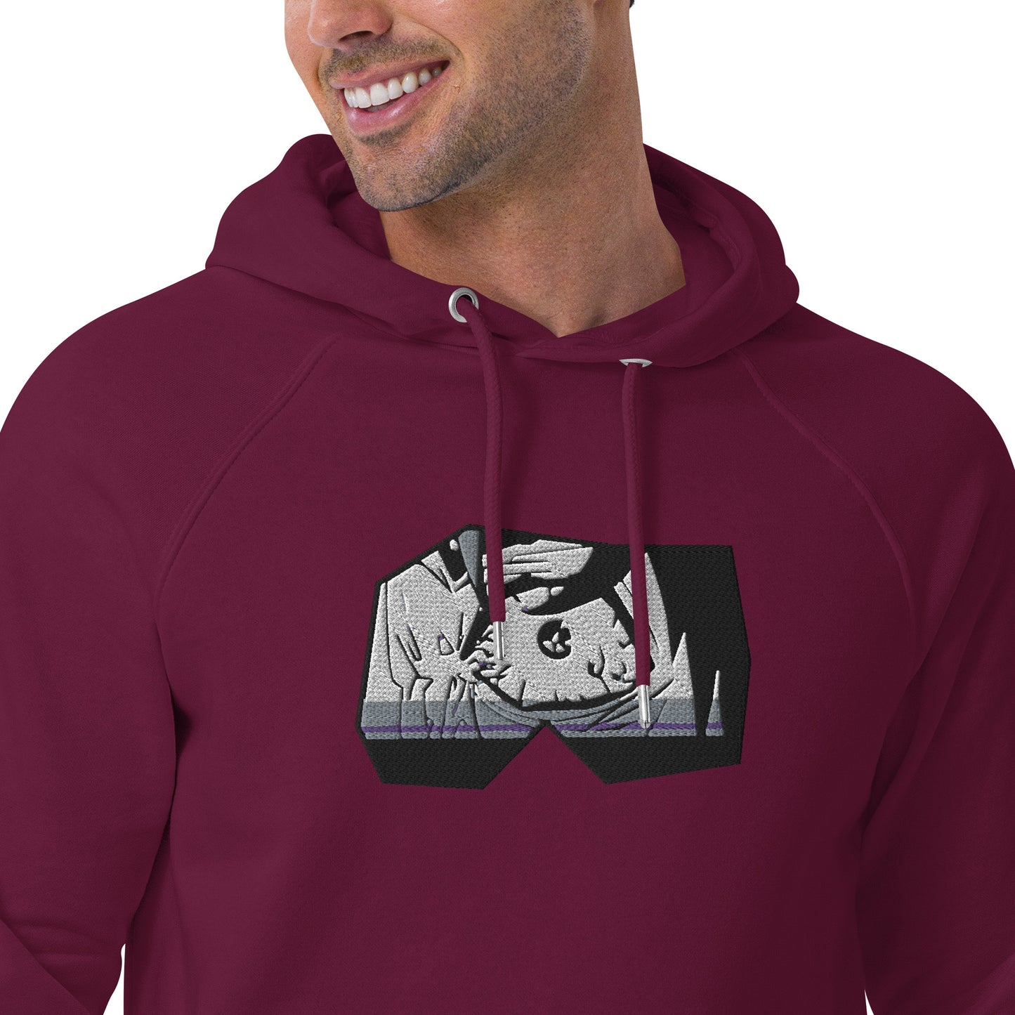 Catcalling Etcetera Unisex eco raglan hoodie