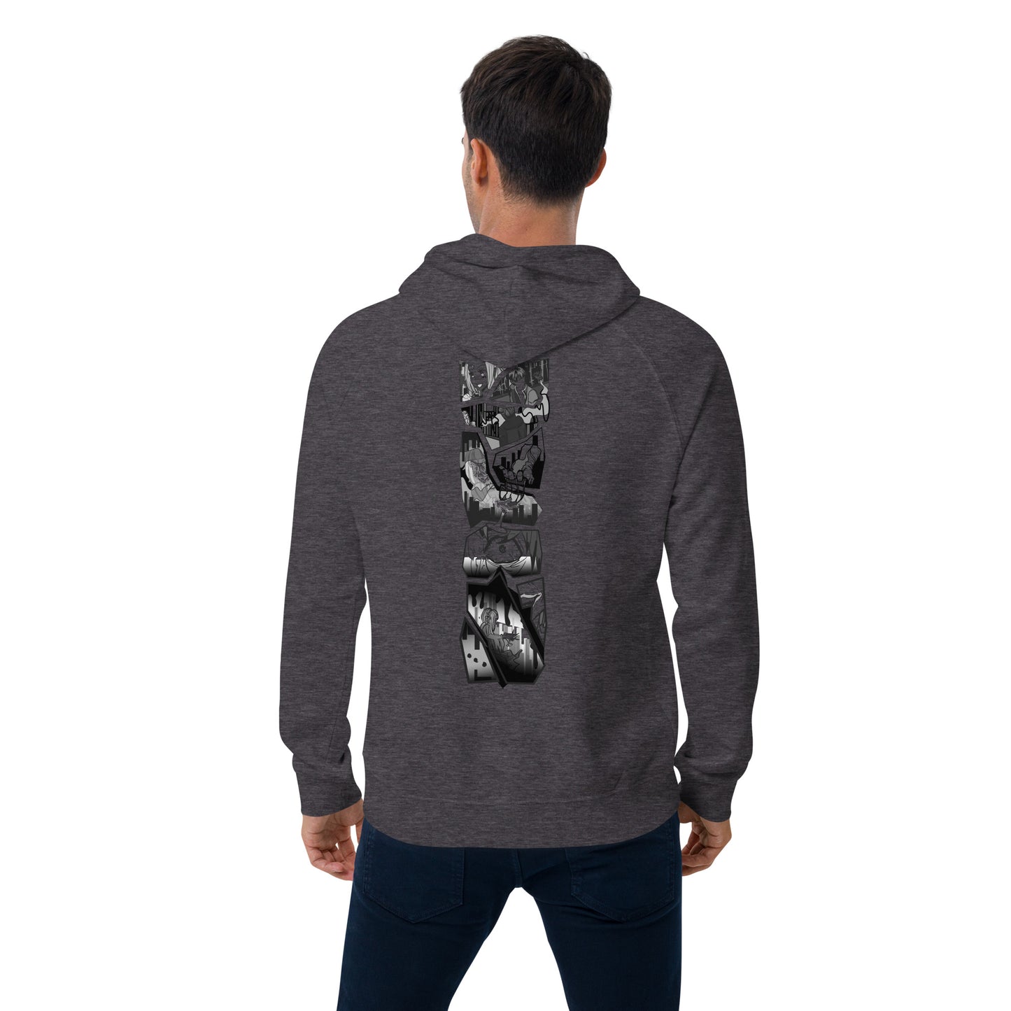 Catcalling Etcetera Unisex eco raglan hoodie