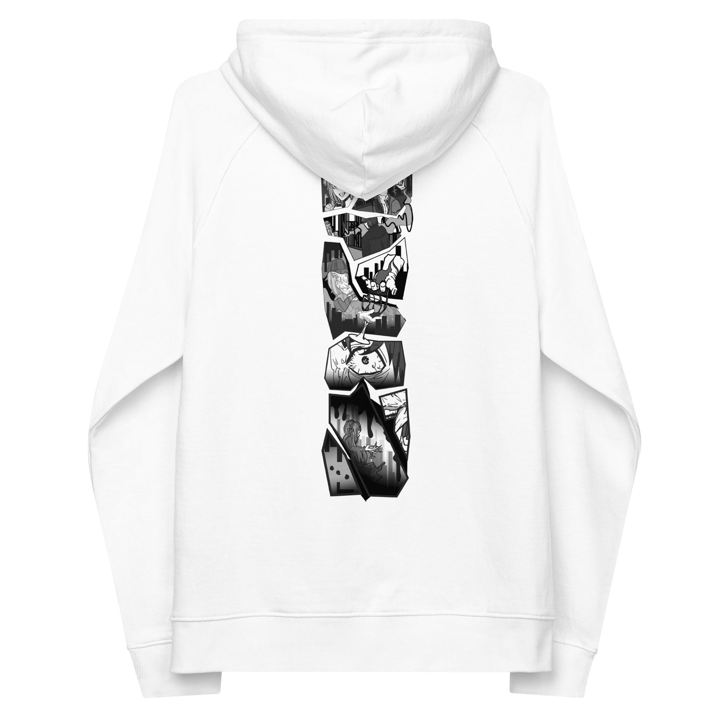 Catcalling Etcetera Unisex eco raglan hoodie