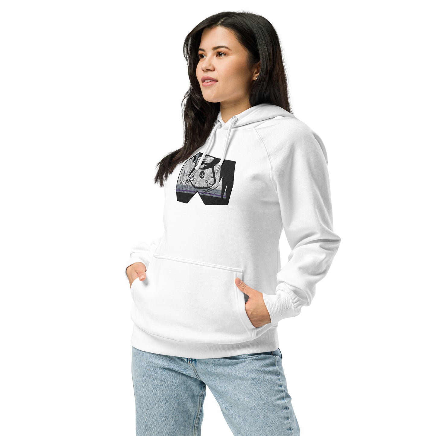 Catcalling Etcetera Unisex eco raglan hoodie