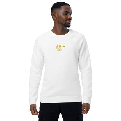 Pride Heart Non-binary Unisex Organic Raglan Sweatshirt