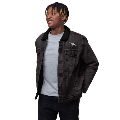 Origami Denim Sherpa Jacket