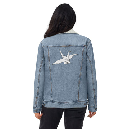 Origami Denim Sherpa Jacket