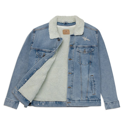 Origami Denim Sherpa Jacket