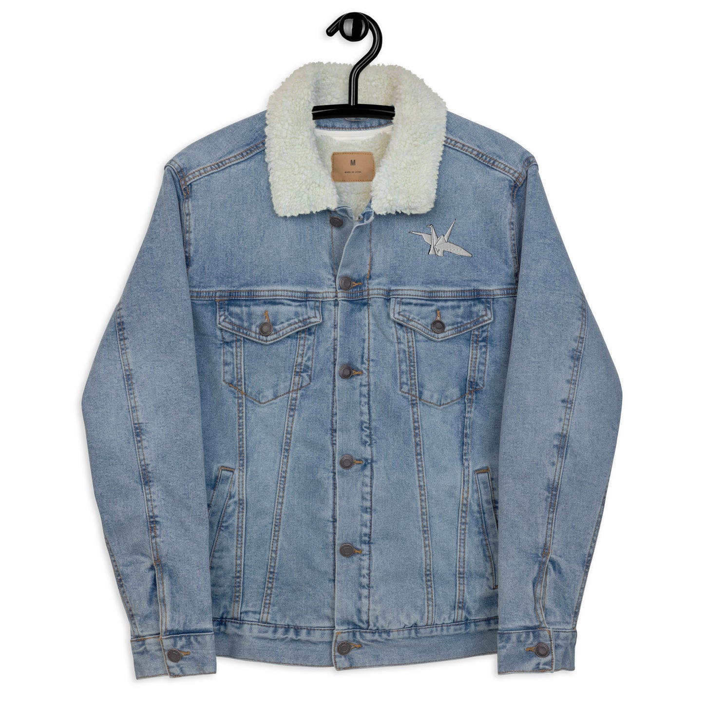 Origami Denim Sherpa Jacket