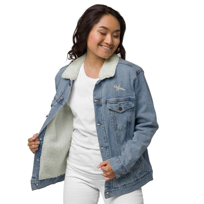 Origami Denim Sherpa Jacket