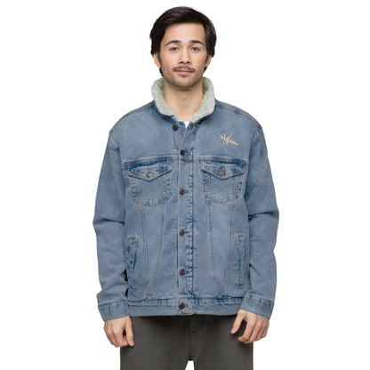 Origami Denim Sherpa Jacket