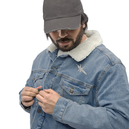 Origami Denim Sherpa Jacket