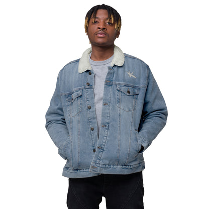 Origami Denim Sherpa Jacket