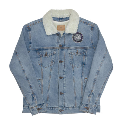 Codawinx Blossom Logo Embroidered Denim Sherpa Jacket