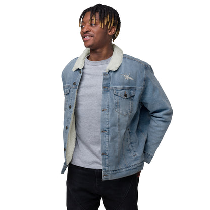 Origami Denim Sherpa Jacket