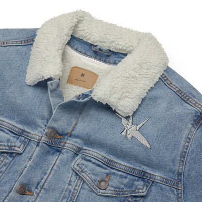 Origami Denim Sherpa Jacket