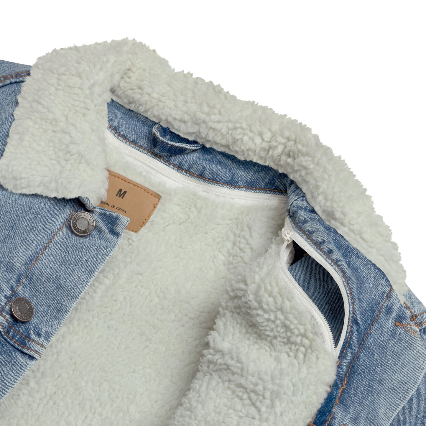 Origami Denim Sherpa Jacket