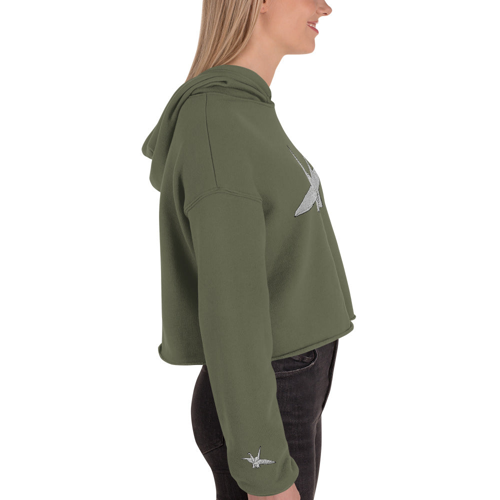 Orizuru Crop Hoodie